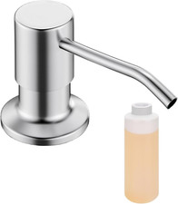 Built in Soap Dispenser for Kitchen Sink, Brushed Nickel Stainless Steel Coun...