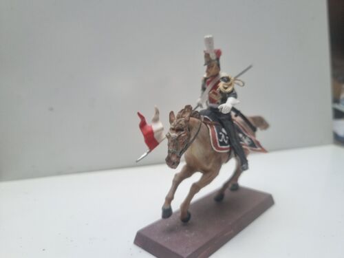 AIRFIX 54MM 'POLISH LANCER ON HORSEBACK BUILT AND PAINTED - Picture 1 of 5