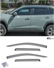 EOS Visors For 19-Up Toyota Rav4 JDM Tape-On Style Side Vents Window Rain Guards