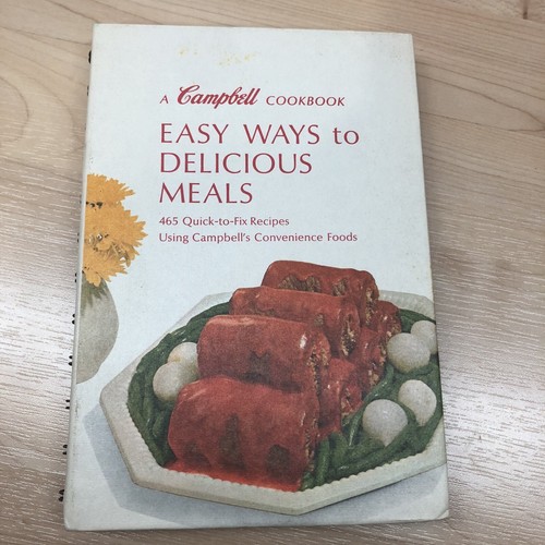 A Campbell CookBook Cooking with Soup Easy Ways to delicious meals VTG 1970 Food - Picture 3 of 11