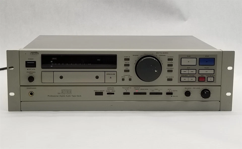 Panasonic SV-3700 Rack Digital Audio Tape DAT Deck Player Recorder SC3700 PARTS - Image 2 of 4