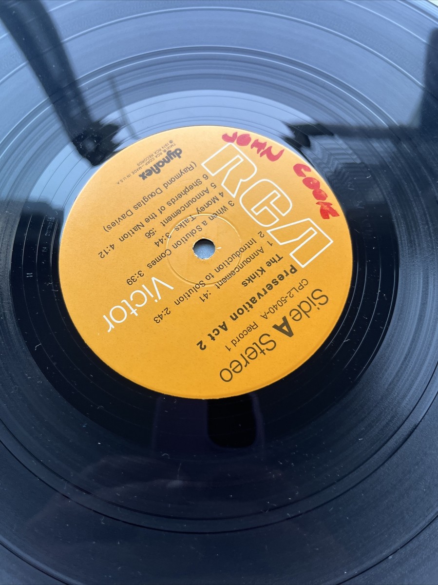 ザ・キンクス:Preservation Act.2❤国内初版2LP The Kinks