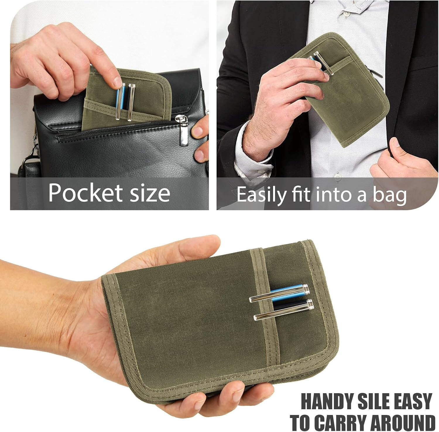 Journal Cover for Field Notes Notebooks, Pocket Notebook Cover for Moleskine