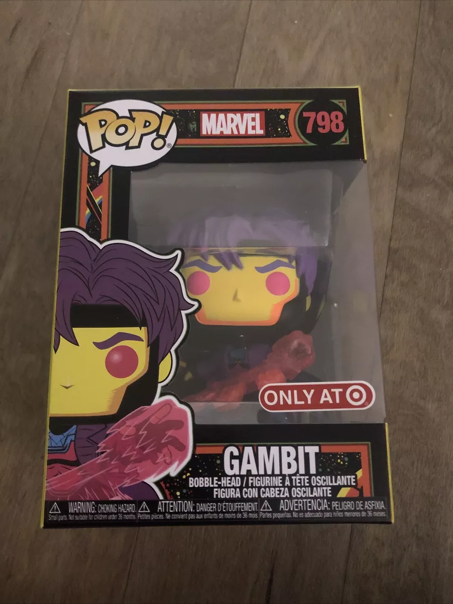  Funko Pop Marvel X-Men - Gambit Blacklight : Toys & Games