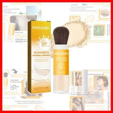 Mineral Sunscreen Setting Powder SPF 50+ PA++++Translucent Powder Sunscreen f...