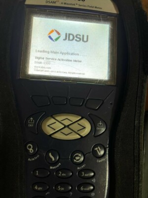 JDSU DSAM-2300 Digital Cable Test Activation Meter 