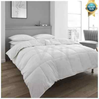 Luxury Duck Feather Down Duvet Quilt Tog Bedding Hotel