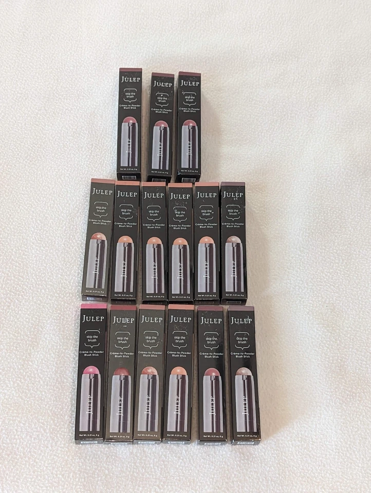 6 X Julep Skip The Brush Creme to Powder Blush Stick Reseller's Bulk Bundle Lot - Image 3 of 4