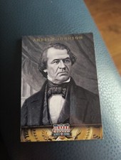 ANDREW JOHNSON (President) 2012 PANINI AMERICANA HEROES AND LEGENDS #17