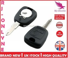 NEW 2 BUTTON REMOTE KEY FOB CASE FOR PEUGEOT 106 107 206 207  307 &/ LOGO A57 