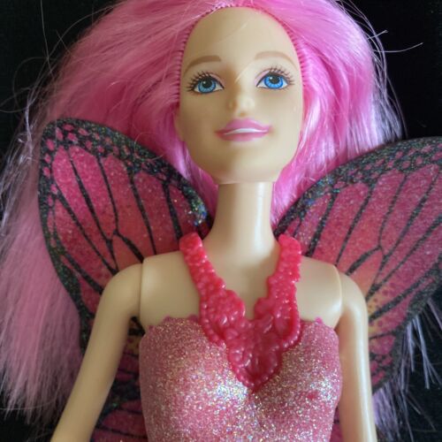 Barbie Fairytopia Pink Sparkle Fairy Doll 1999 Mattel with Skirt  - Picture 6 of 9