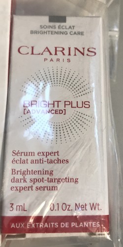 Clarins Bright Plus Advanced Brightening Dark Spot-Targeting Serum and lip - Picture 3 of 3