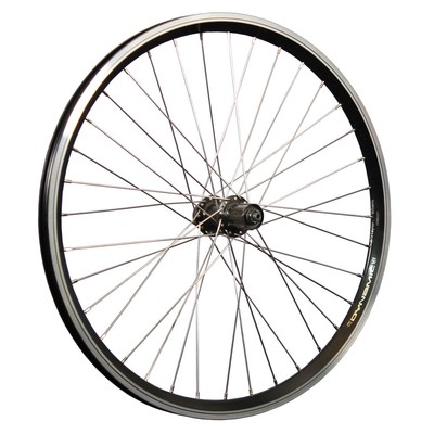 24 Zoll Hinterrad Hohlkammerfelge Dynamic 4 Shimano FH-QC300 Disc Nabe schwarz