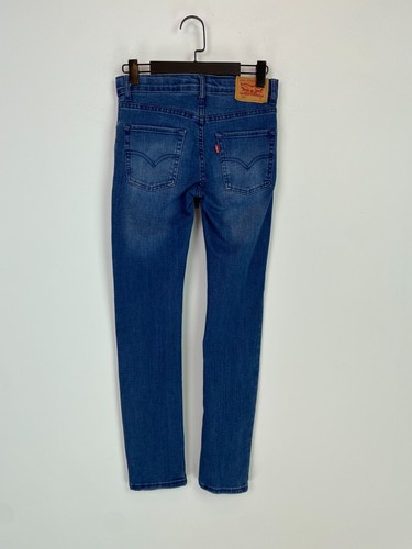 Levi's 510 Skinny Jeans Blue Medium Wash Mid Rise 5 Pocket Size 14 Years - Picture 10 of 12
