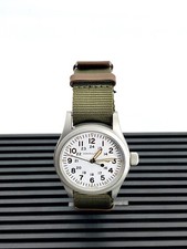 Hamilton Khaki Field Mechnical 38mm White Dial Green Strap Men's Watch H69439411 2
