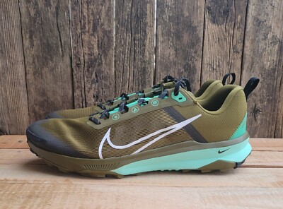 Nike React Terra Kiger 9 Trail Running Shoes Men's Sz 15 Olive Green DR2693 300