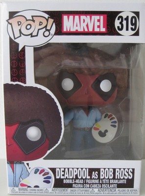 deadpool bob ross bobblehead
