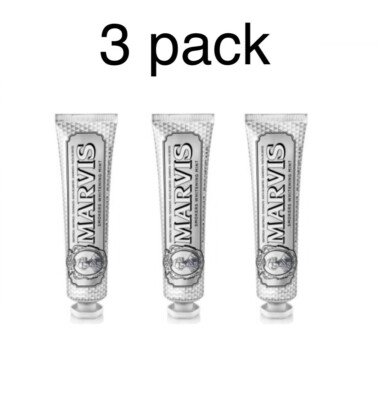 3x MARVIS Smokers Whitening Mint toothpaste 85ml / 4.5 oz