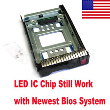 2.5" SSD TO 3.5" SATA HYBRID Caddy Adapter F r HP DL380p DL360p DL385 G8 G9