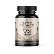 Desiccated Beef Organ Complex, Certified 100% GrassFed Undefatted 180 Capsules