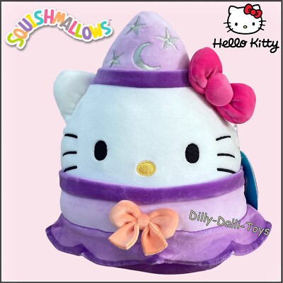Sanrio Squishmallows Hello Kitty Hexe Halloween Jazwares Spielzeug Plüsch Plushie selten