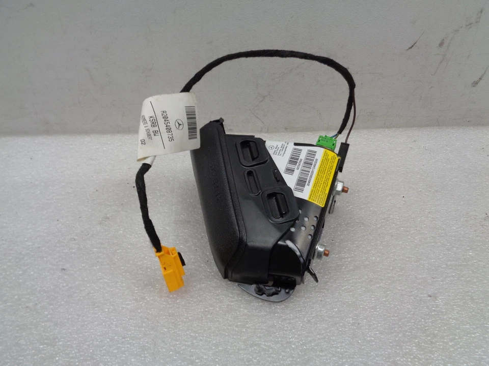 Bolsa de asiento de pasajero delantero derecho Mercedes C250 W204 2010-2014 negra OEM AK250696 Foto 3 de 4