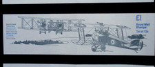 GB 1979:Markenheftchen booklet "Sopwith Camel Vickers Vimy", 10 x 10 p.