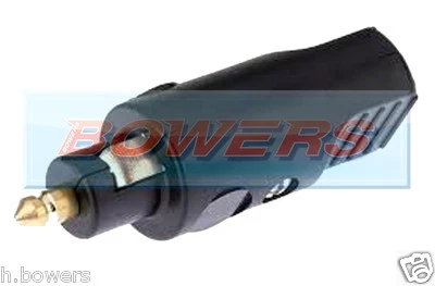 12v 24v Universal Male Din Amber Flashing Rotating Beacon Plug Connector Hella