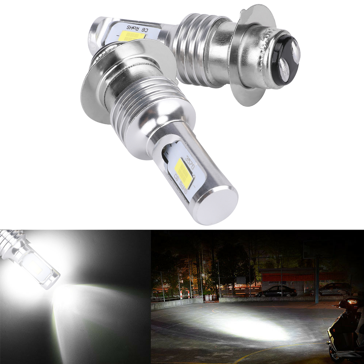 For Honda TRX 250 300 400 450 700 - LED Bulbs 6000K White