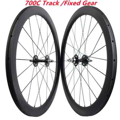 FIXED GEAR ピストバイク カーボンホイール　700c　NOVATEC 700C Fixed Gear Carbon Wheelset 25mm Width Fixie Bike Track Wheels