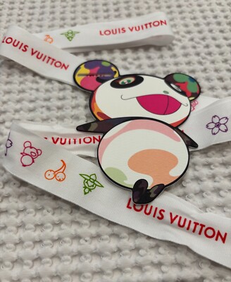 2025 LVxTM Murakami Vuitton LTD 54'' inches RIBBONING RIBBON + HANGTAG bag PANDA