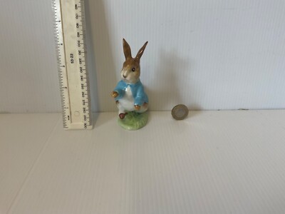 SELTENER VINTAGE BESWICK BEATRIX POTTER GOLDRÜCKENSTEMPEL PETER RABBIT