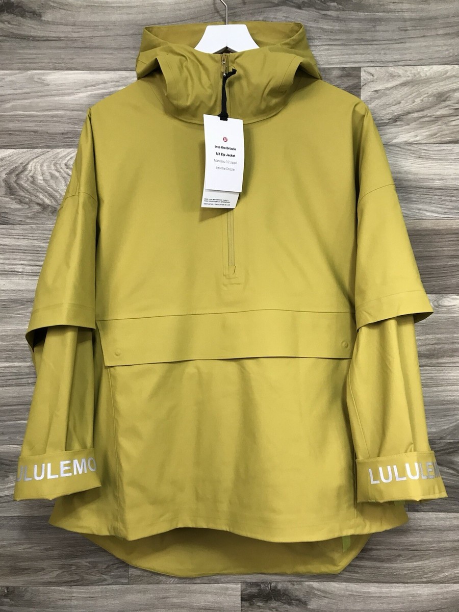 Lululemon Into the Drizzle 1/2 Zip Jacket Size M/L 💛 Parachute