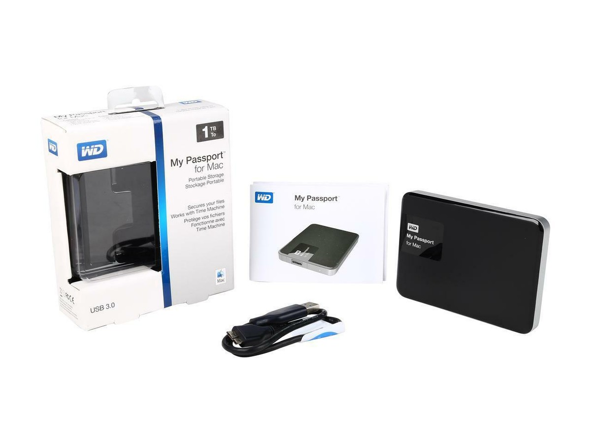 WD My Passport Ultra for Mac 外付けHDD 4TB Passport My Mac Edition