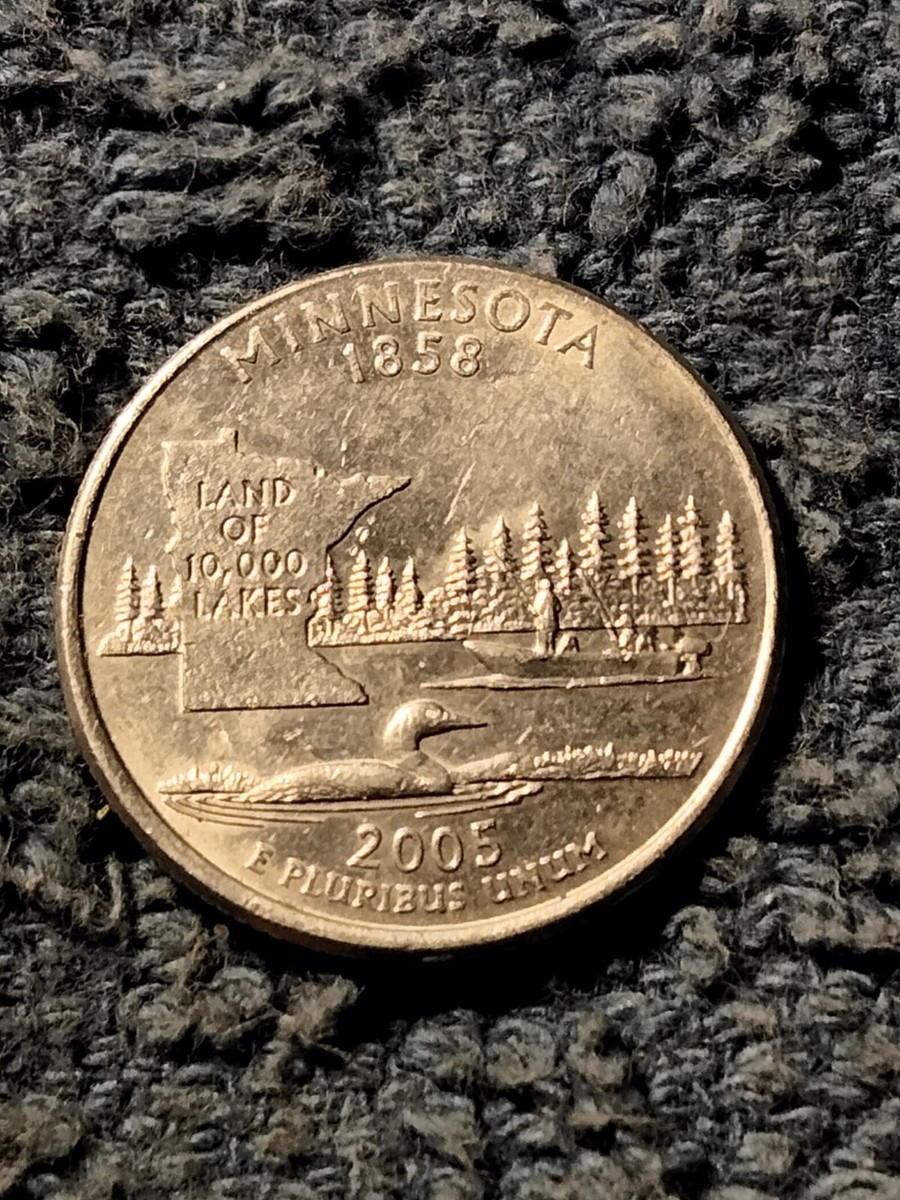 2005 Minnesota State Quarter Misaligned Die Error | eBay