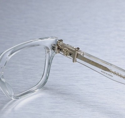 Chrome Hearts Logo Rectangle Transparent Glasses | italist  Clear Rectangular chrome hearts Glasses main image 2