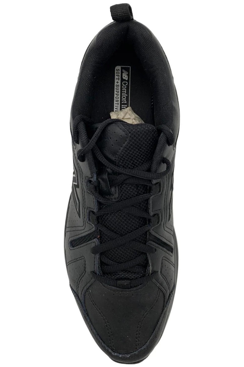 New Balance Men's MX608v5 Slip Resistant Sneaker Black/Black | eBay