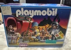 Vintage 1996 Playmobil Geobra 3891 Maiden Ox-Cart Wounded Knight Medieval Sealed