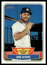 2018 Topps Heritage Award Winners Jose Altuve Houston Astros #AW-1