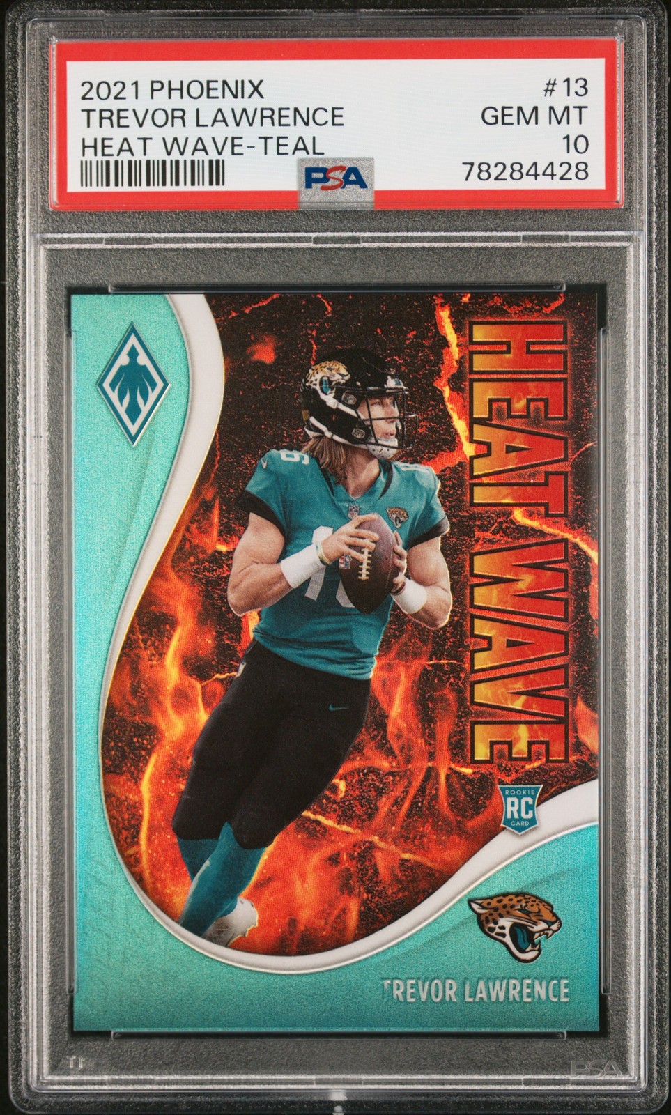 Trevor Lawrence Panini Phoenix Heat Wave #13 Teal