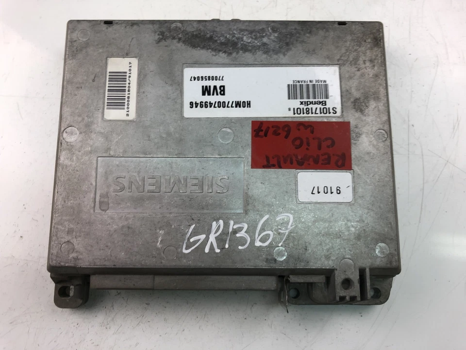 Centralina motore RENAULT CLIO I B/C57, 5/357 ECU 7700749946 S101718101B 15940870 - Immagine 2 di 4