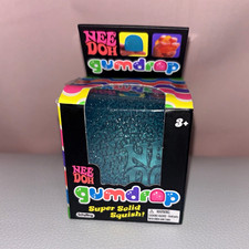 New Blue Schylling NeeDoh Gumdrop Super Solid Squish Sensory Squeeze Toy