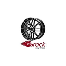 4x Brock B34 7,5X17 5/112 ET35 Schwarz Front-poliert 4x Brock B34 7,5X17 5/112 ET35 Schwarz Front-poliert
