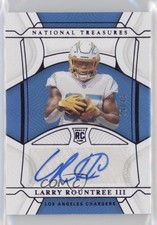 2021 Panini National Treasures Purple 29/35 Larry Rountree III #110 Auto 8em