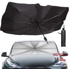 Sedan SUV Car Sun Shade for Windshield UV Rays and Heat Sun Visor 57 31 inches