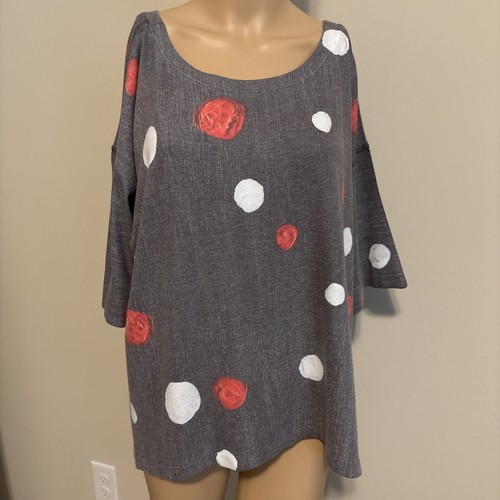 Evelyn & Arthur Pink Short Sleeve Scoop Neck T Shirt - Size L - Picture 1 of 6