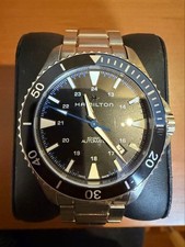 Hamilton Khaki Navy Scuba Auto 40mm Men's Dive Watch Black Used From Japan 7
