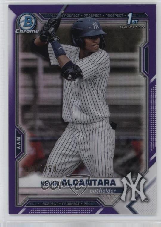 2021 Bowman Chrome Prospects Purple Refractor /250 Kevin Alcantara #BCP-97 1p4e