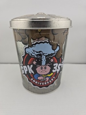 2020 GPK Garbage Pail Kids 35th Anniversary Commemorative Tin Trash Can With Box