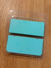 Nintendo 3DS Kisekae Cover Plate No. 026 Blue-Green Embossed Mario authentic